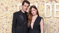 Mark Ronson with wife Grace Gummer at the 81st Annual Golden Globe Awards (Image via Golden Globes)